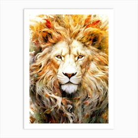 Lion Painting animal Art Print