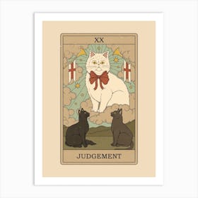 Judgement Cats Tarot Art Print