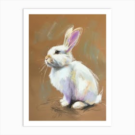 Pastel Bunny Art Print