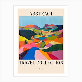 Abstract Travel Collection Poster Spain 3 Art Print