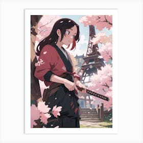 Japan Paris Art Print