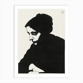 Portrait Of An Unknown Woman (1913), Samuel Jessurun Art Print