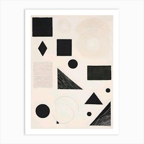 Abstract Shapes Art Print