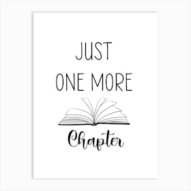 Just One More Chapter Art Print