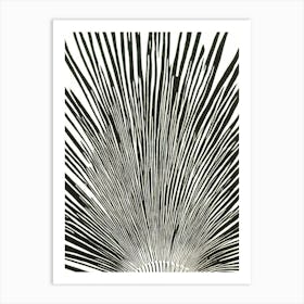 Fan Worm Linocut Art Print