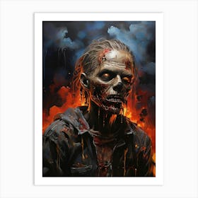 Walking Dead Art Print