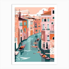 Venice 2, Italy Illustration Art Print