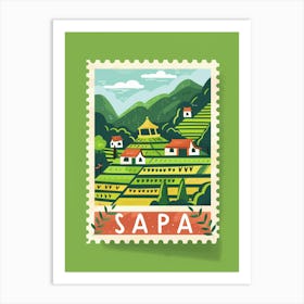 Sapa Vietnam Art Print