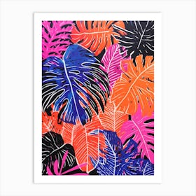 Tropical Leaves 11 Art Print