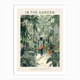 In The Garden Poster Royal Botanic Garden Edinburgh United Kingdom 1 Art Print