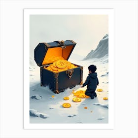 Bitcoin Treasure Art Print