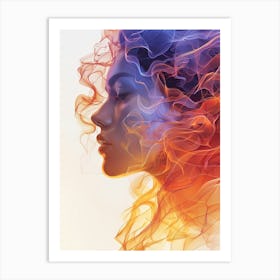 Portrait Of A Woman 2 Art Print