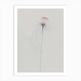 Prairie Smoke Wildflower Simplicity Art Print