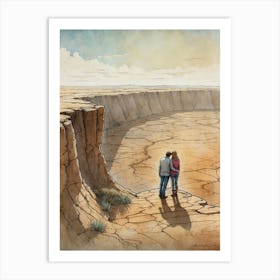 'Love In The Desert' Art Print