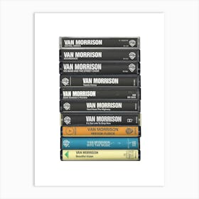 Van Morrison - Albums - Cassette Print Art Print