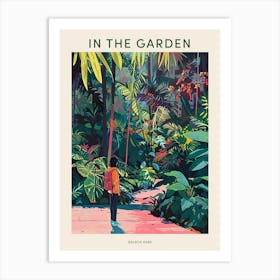 In The Garden Poster Balboa Park Usa 3 Art Print