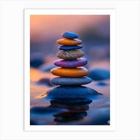 Balancing Stones 1 Art Print