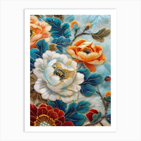 Chinese Embroidery 50 Art Print