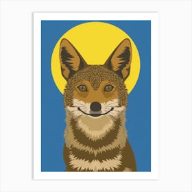 Fox Canvas Print Art Print