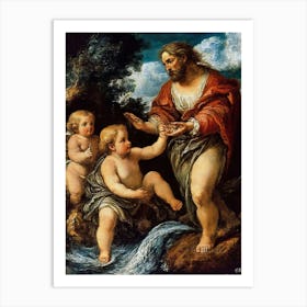 Baptism Of Jesus Art Print