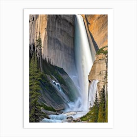 Takakkaw Falls, Canada Majestic, Beautiful & Classic (1) Art Print