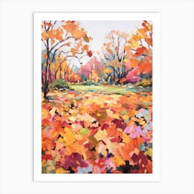 Autumn Gardens Painting Huntington Gardens Usa 2 Art Print