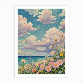 Spring Beach Art Print