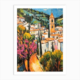 Spoleto Italy 2 Fauvist Painting Art Print