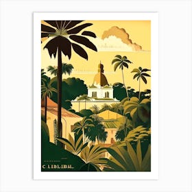 Cebu Philippines Rousseau Inspired Tropical Destination Art Print
