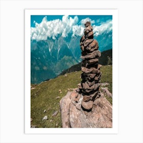 Shimla Mountain Art Print