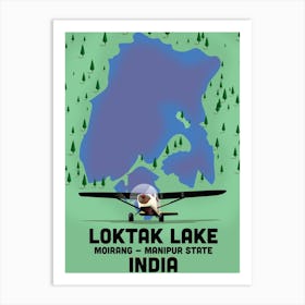 Loktak Lake India Art Print