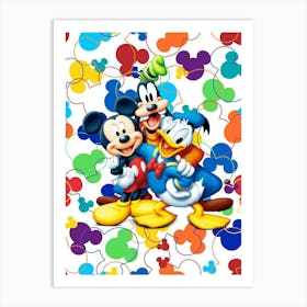 Mickey Mouse 3 Art Print