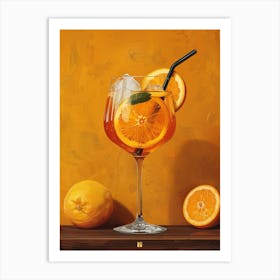 Aperol Spritz Art Print 48 Art Print