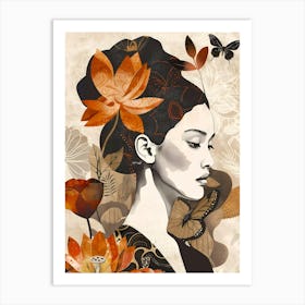 Asian Woman 1 Art Print