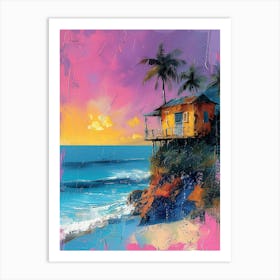 Beach House Art Print