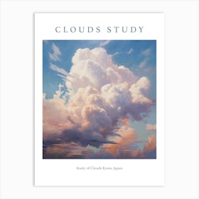 Study Of Clouds Kyoto, Japan Art Print