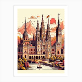 Spanish City 1 Art Print