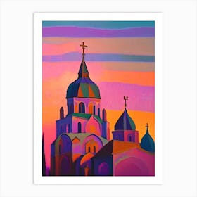 Cathedral Sunset Art Print