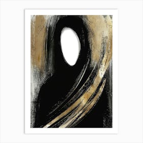 Black And Gold Canvas Print 2 Art Print