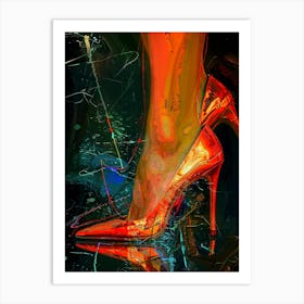 High Heeled Shoes 7 Art Print