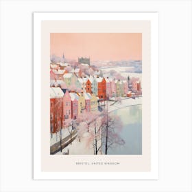 Dreamy Winter Painting Poster Bristol United Kingdom 2 Art Print