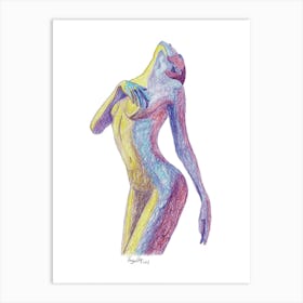 Nude Drawing 2 Art Print