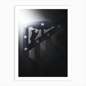 Atletico Madrid Spain Football Poster Art Print