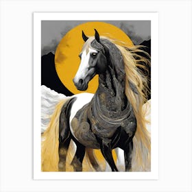 Horse Of The Moon Art Print