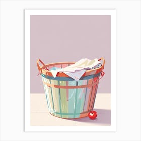 Laundry Basket 1 Art Print