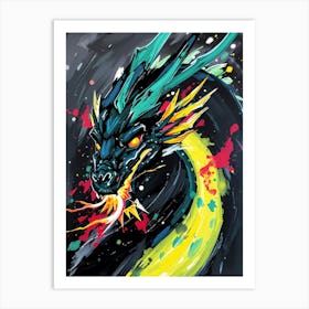 Dragon Painting 9 Art Print