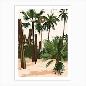 Cactus In The Desert 12 Art Print