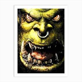 World Of Warcraft gaming movie 4 Art Print