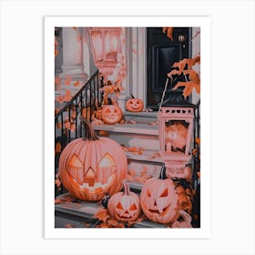 Halloween Pumpkins 56 Art Print