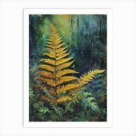 Sensitive Fern Painting 1 Art Print